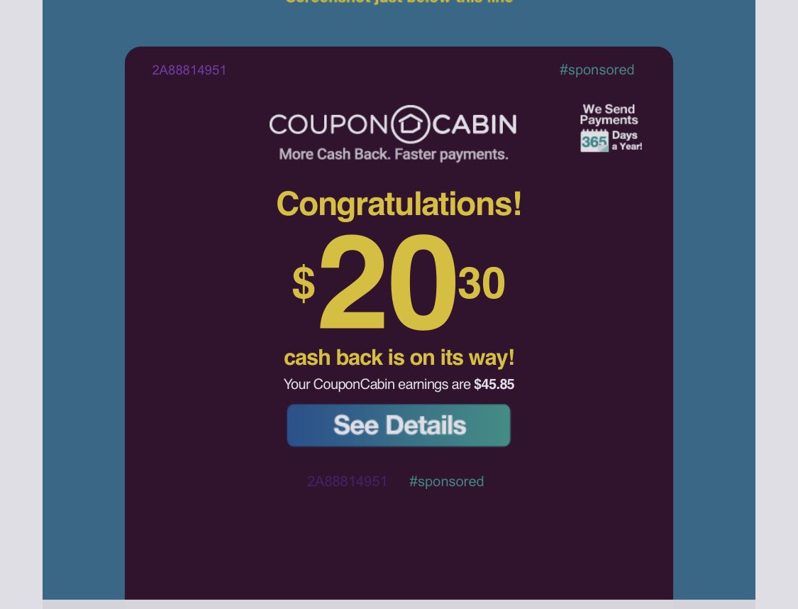 1NOnlyRyan's tweet photo. @CouponCabin https://t.co/95m4bfYHdd