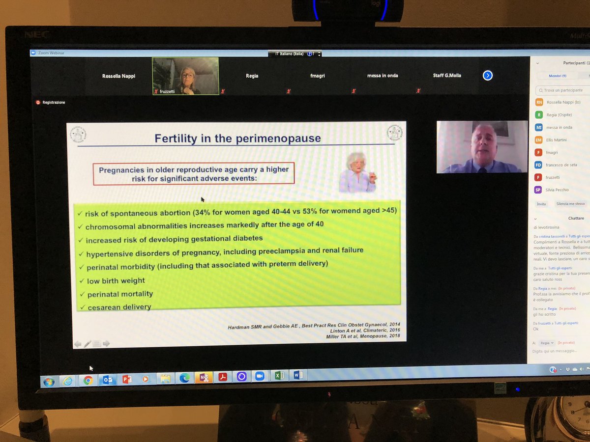 woman_wellness's tweet photo. Prof Stefano Luisi di @unisiena e’ qui con noi virtualmente a @unipv per spiegarci il ruolo della #contraccezione in #premenopausa @woman_wellness https://t.co/XYLPCX2ZEI