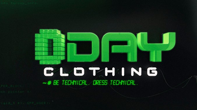 SYN, ACK! Yes, we too spam on Black Friday. 25% off all orders ONLY TODAY. The TTL is ticking... ACK, RST.

zerodayclothing.com