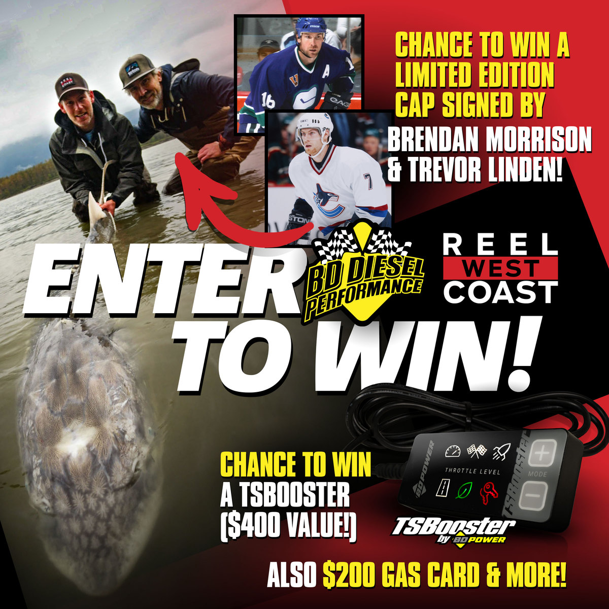 BD_Diesel's tweet photo. LAST CALL!
Don't miss the chance to win the ultimate giveaway! @reelwestcoast and BD Diesel have got some awesome swag and products for one lucky winner!
Subscribe to Enter>>https://t.co/hZ4eFVEESg
#bddiesel #bdpower #reelwestcoast #rwc #giveaway #nhl #signedswag #canucks https://t.co/q4i0TeAwey