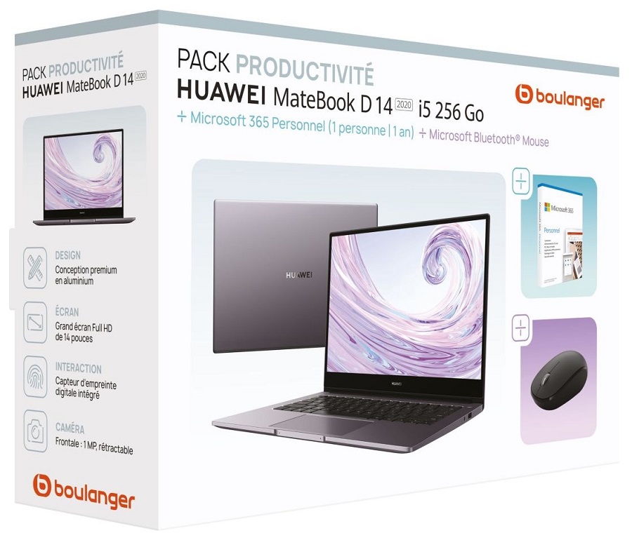Huawei Pack Matebook D 14 i5 2020+MS365+souris Ordinateur portable pas cher prix PC portable Boulanger 649.99 € TTC au lieu de 799.99 €.
😍Découvrir ici - https://t.co/1bpxn0NEkw
#Ordinateurportable #Boulanger #PcPortable #OrdinateurportableHuawei #Huawei #BlackFriday https://t.co/e5m9A5R8Xr