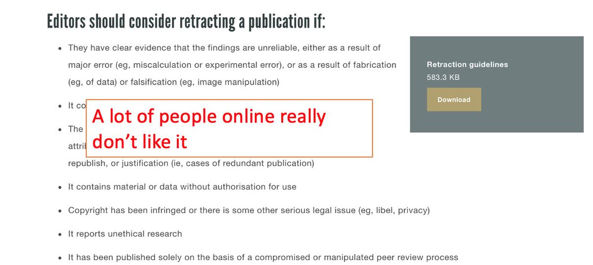 The new COPE guidelines