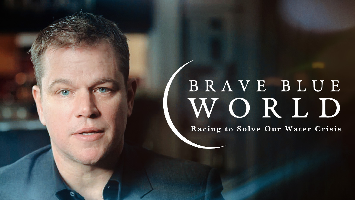 WEForg's tweet photo. “How lucky are we that we get to be the ones to solve this?” #MattDamon @Water
Discover the inspirational story of innovators worldwide racing to deliver #CleanWater to every human being around the globe. Watch Brave Blue World today on @netflix #health #environment #braveblue https://t.co/i8irpTYekY