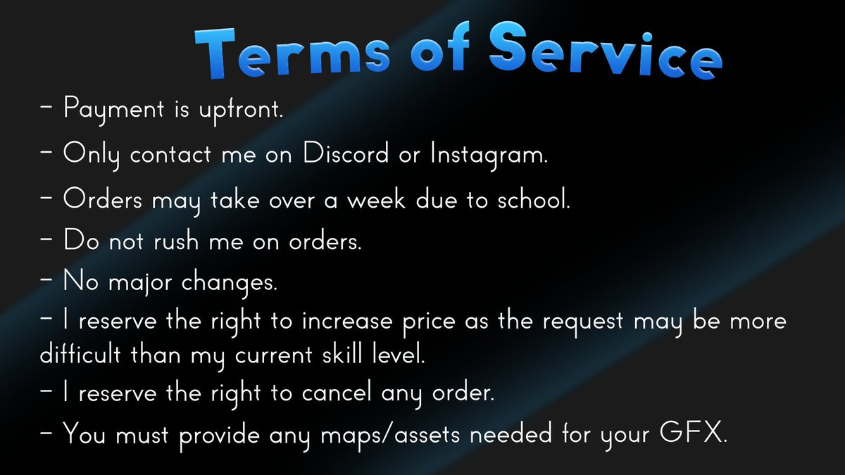 MagicMarkGFX's tweet photo. Hey everybody! Here is my new commission sheet! If you have any questions or would like to order, please contact me on Discord at MagicMark#2020! Thanks! 😄

If you’d like to see more examples, check out my DeviantArt portfolio!
https://t.co/rZqp8j0MQI

#Roblox #RobloxGFX https://t.co/LPUcJq35hJ