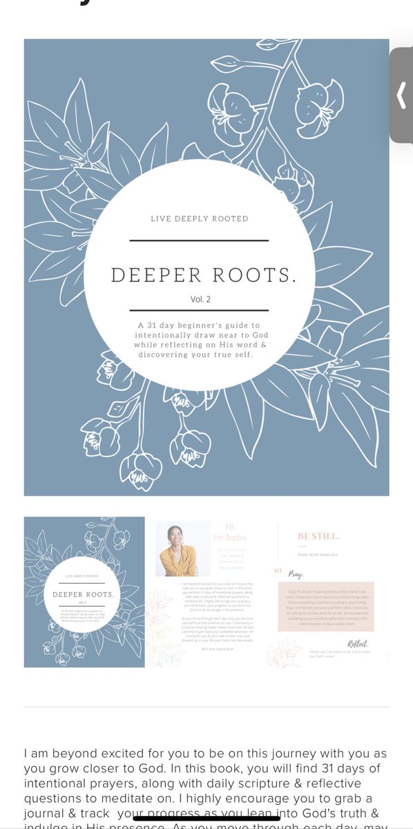 My 30 day guided prayer ebook devotional is on sale 30% off! $10 today.🥰 volume 1 &amp; 2. livedeeplyrooted.org/shop-1