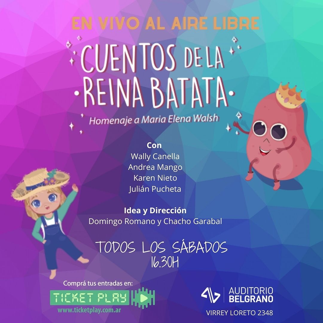 WalterCanella's tweet photo. Te esperamos en los jardines del Auditorio Belgrano este sábado para disfrutar las canciones de M. E. Walsh!
https://t.co/fIYzNBLGEb https://t.co/I7pIdJxAdk