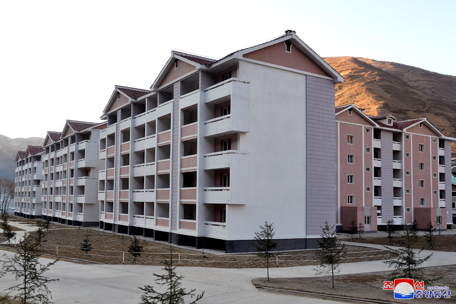 Single-, low- and multi-storeyed dwelling houses for 2,300 households, public buildings, and many parks and cultural establishments have been successfully built to turn misfortune into blessings for all the families in the area.