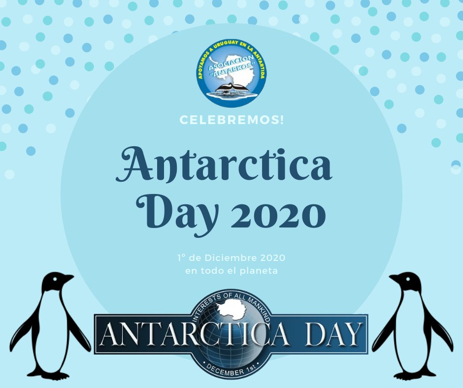 AsAntarkos's tweet photo. Celebramos el #AntarcticaDay 2020 https://t.co/iv4dC70jT0 https://t.co/fTCqqB3LQY