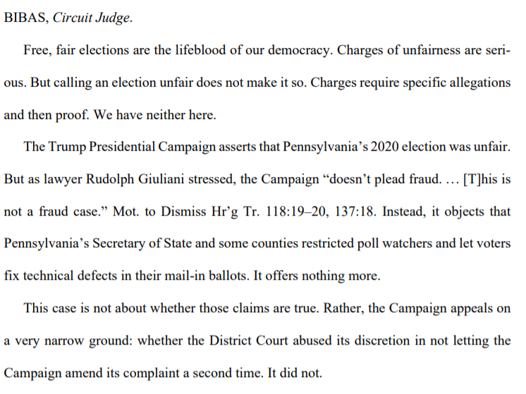 lawrencehurley's tweet photo. A pretty thorough smackdown from a Trump-appointed judge https://t.co/WOAayjd8l1