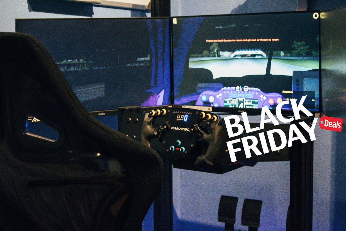 arksimulators's tweet photo. IT'S HERE! #BlackFriday - If you're looking to get started in #simracing or perhaps level up your rig, check out our proven, affordable options. Plus you get a free copy of #AssettoCorsaCompetitzione with every order.

#motorsport #gaming #simulator #racing https://t.co/Fe254YwI6W