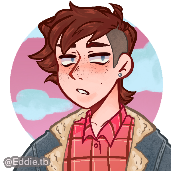 illcuonthemoon's tweet photo. rocky (she/her) is a friend of sage's who plays electric violin, and also works at a fortune-telling shop in her off time. no powers, just good at reading people.
morgan (he/him) plays brass, and has perception powers that make you forget he's there if you stop paying attention. https://t.co/UJX9NPSaUo