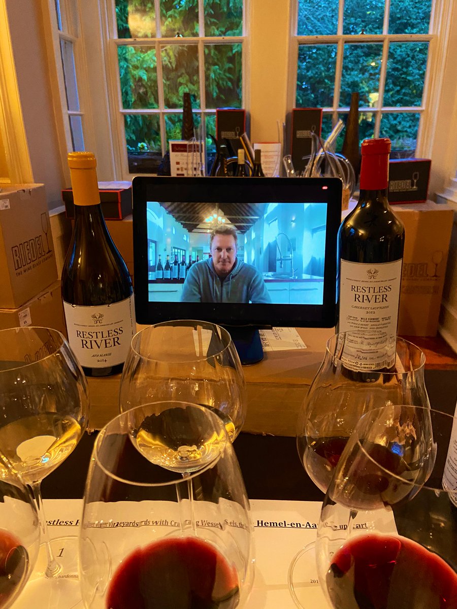 Roger Jones (@littlebedwyn) on Twitter photo Great to have a tasting this evening with <a href="/restlessriverRR/">Restless River</a> and <a href="/swig_wine/">swig</a> added a few older vintages to my personal tasting <a href="/Coravin/">Coravin</a> <a href="/GregAtCoravin/">Greg Lambrecht</a> to get the full feel of Craig & Anne’s amazing wine farm in Hemel-en-Aarde <a href="/WOSA_UK/">WinesofSouthAfricaUK</a> full write up <a href="/TheBuyer11/">The_Buyer</a> soon <a href="/RiedelUK/">Riedel UK🍷 Legacy Account</a> Great to have a tasting this evening with <a href="/restlessriverRR/">Restless River</a> and <a href="/swig_wine/">swig</a> added a few older vintages to my personal tasting <a href="/Coravin/">Coravin</a> <a href="/GregAtCoravin/">Greg Lambrecht</a> to get the full feel of Craig & Anne’s amazing wine farm in Hemel-en-Aarde <a href="/WOSA_UK/">WinesofSouthAfricaUK</a> full write up <a href="/TheBuyer11/">The_Buyer</a> soon <a href="/RiedelUK/">Riedel UK🍷 Legacy Account</a>