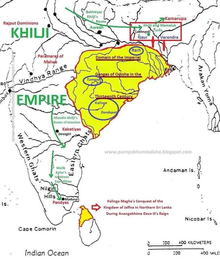 The Gangas of 'Kalinga' (1078–1434 CE)were a branch of the ruling Western Ganga of Talakadu, Mysorerecorded in early copper-plate grants of Chodaganga, Mukhalingam, AP bordering  #Odisha identified as "Kalinganagara' capitalof Eastern Gangas.-Sun temple Konark #ಪೂರ್ವದ_ಗಂಗರು