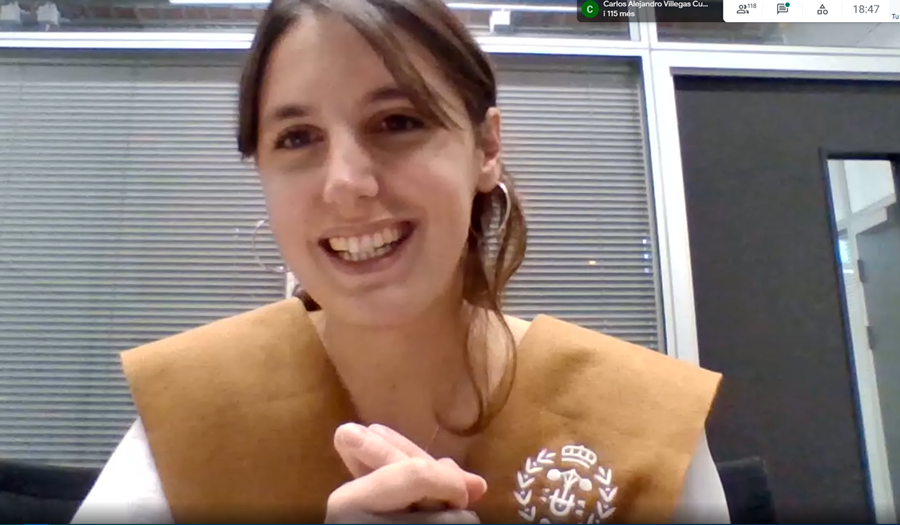 La Sra. Mireia Graells, del màster Universitari d'Enginyeria Industrial de l'#ETSEIB de <a href="/la_UPC/">Universitat Politècnica de Catalunya (UPC)</a>, fa un parlament en representació de l'estudiantat.

#finaldeMàsterETSEIB2020 #enginyeriaindustrial