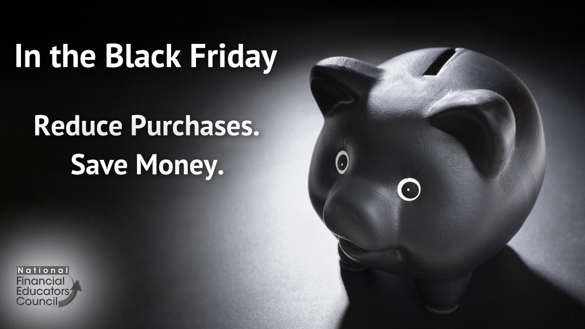 NFEC_FinEdu's tweet image. If something you do not need is on sale: don’t purchase it unless it fits in your budget without disrupting your savings or debt payoff plans. financialeducatorscouncil.org/in-the-black-f…  #InTheBlackFriday  #EliminateUnecessaryPurchases #BudgetFirst #SaveFirst #NFEC