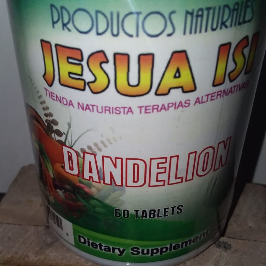 Dandelion: es un suplemento dietético totalmente vegetariano - Vegano.

*Combate la retención de líquidos.

*Mejora el funcionamiento del hígado.

*Ayuda a la digestión.

*Combate la anemia.

*Protege la salud visual.

*Alivia la inflamación.

Contactanos hoy mismo +1 520 9885860