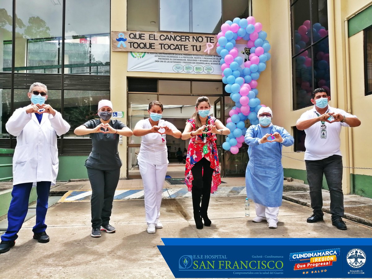 HospitalGacheta's tweet photo. La E.S.E Hospital San Francisco de Gacheta, apoyó en la actividad de la Alcaldía Municipal denominada “Movilización que el Cáncer no te Toque”. Apoyando y fortaleciendo en los programas de salud preventiva a la población de la Región del Guavio. 
#Comprometidosconlasaluddelguavio https://t.co/R7kLXNOdwG