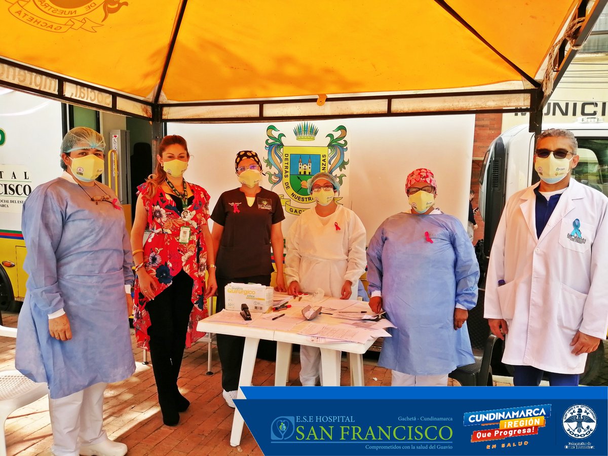 HospitalGacheta's tweet photo. La E.S.E Hospital San Francisco de Gacheta, apoyó en la actividad de la Alcaldía Municipal denominada “Movilización que el Cáncer no te Toque”. Apoyando y fortaleciendo en los programas de salud preventiva a la población de la Región del Guavio. 
#Comprometidosconlasaluddelguavio https://t.co/R7kLXNOdwG