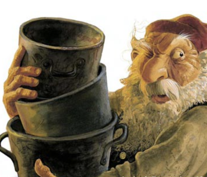 16 December: Pottaskefill. Pot-scraper. He'll knick your leftover pots. Very shifty looking.