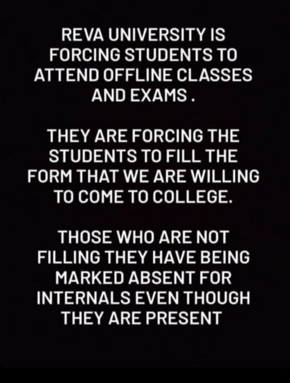 RakeshSV11's tweet photo. #Revaitesagainstofflineexam https://t.co/fxCvFJtAmh