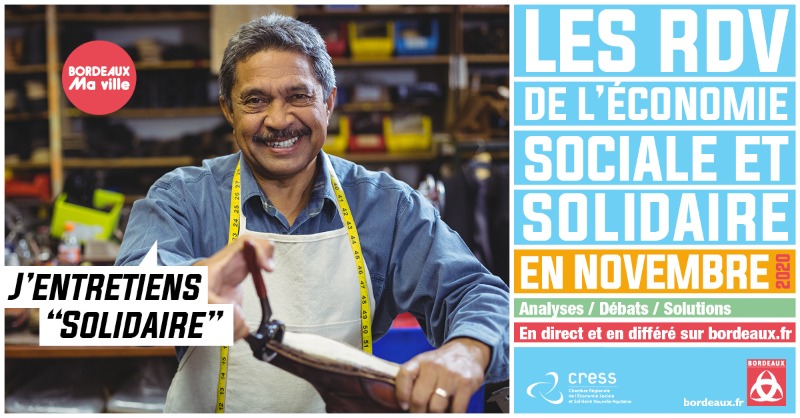 Bordeaux's tweet photo. Entreprendre dans l'ESS
Présentation de dispositifs d’accompagnement et témoignages avec @atisinnovation, @CoopAlpha1 et la coopérative funéraire Syprès.

Atelier en ligne dans 30mn
👉https://t.co/f5uUxulNXY
#BXlive #ESS #bordeaux
@mois_ESS https://t.co/7ypIBzUbsc