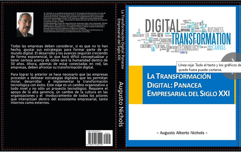 Les recuerdo que ya esta disponible mi libro de reciente publicación (08/2020) titulado La Transformación Digital: Panacea Empresarial del Siglo XXI, pueden verlo en Amazon en sus versiones digital e impresa. Link: Amzn.to/2ErFCWZ