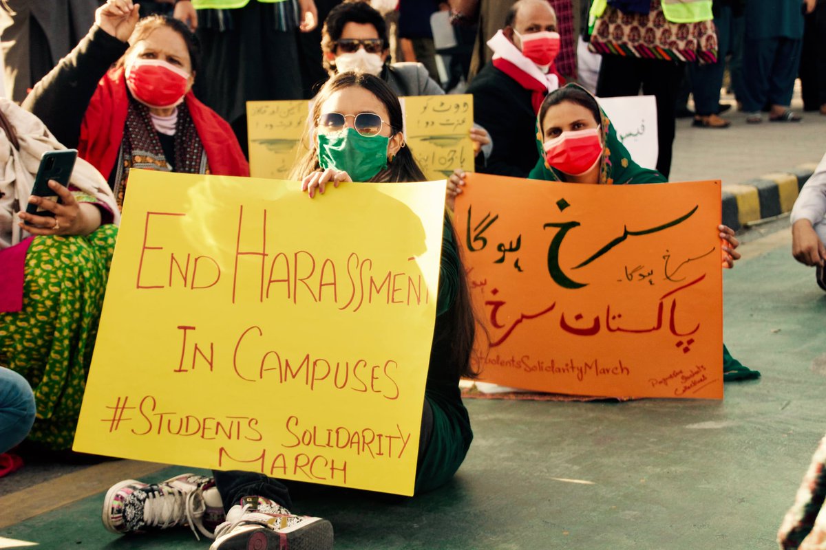 FrontStudents's tweet photo. #Lahore
#StudentsSolidarityMarch2020
#StudentsUnionRestorationMarch
#StudentsLivesMatter
#NoToFIR
#ReleaseAmmarAliJan
4/9 https://t.co/HcF6VscV8N