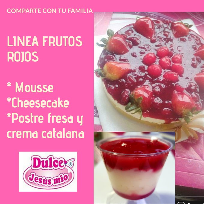 CuentoDeLaRadio's tweet photo. Línea de productos de frutos rojos de 
@MioPostres

en:

La 38: Cl 38 #13-37
La 60: Cl 60 #67a-26
CAN: Cr 57 #47-35
PALMA REAL: Cl 28 #13-22 Lc 43
DORADO: Cr 85C #25F-10

#Pedidos #Whatsapp 3214322293. 

#DulceJesusMioReposteria https://t.co/2SppVyOWbZ