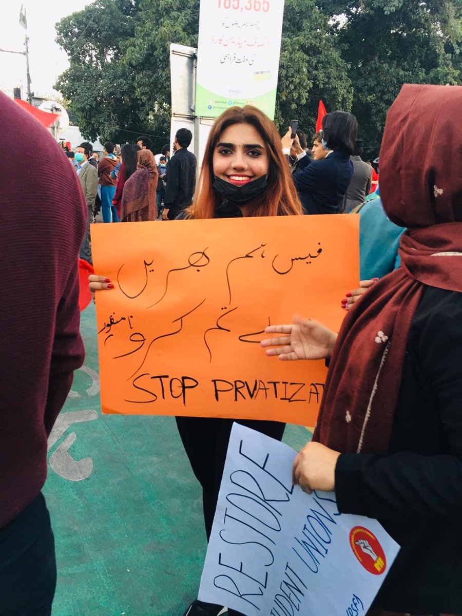 FrontStudents's tweet photo. #Lahore
#StudentsSolidarityMarch2020
#StudentsUnionRestorationMarch
#StudentsLivesMatter
#NoToFIR
#ReleaseAmmarAliJan
7/9 https://t.co/O1TfAph278
