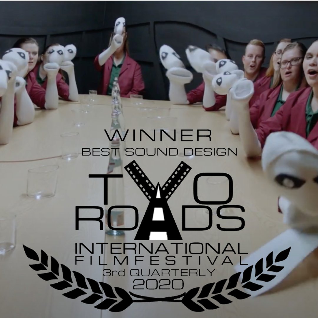 PeopleShow's tweet photo. #138 #LASTDAY now has 13 awards! Thank you for the #BestSoundDesign #award #TwoRoadsInternationalFilmFestival, #NewYork, #USA 🙏. ! A special congratulations goes out to #RobKennedy for this one who was the #Editor and #SoundDesigner for the #shortfilm 👏 👏 

@gbbrierley #film https://t.co/hNF9WyQ2op