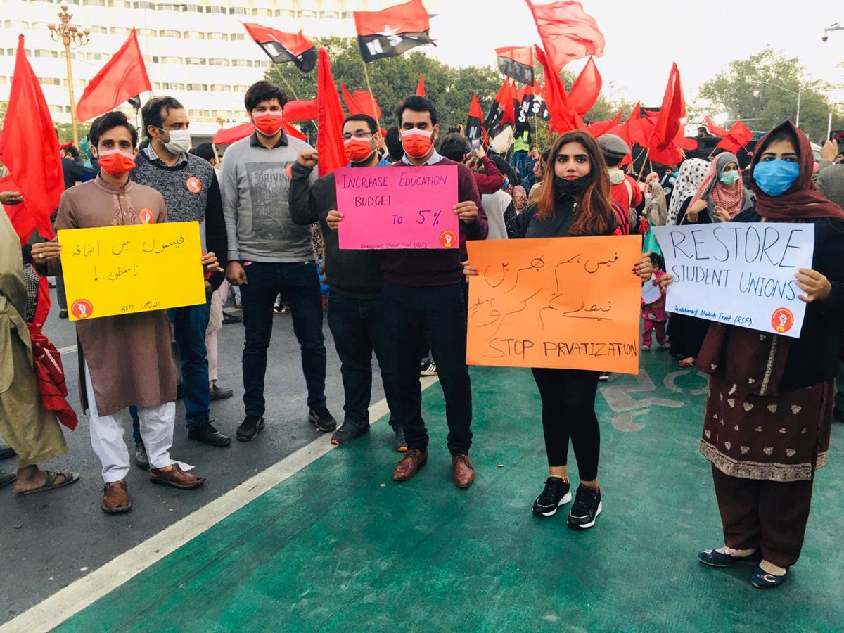 FrontStudents's tweet photo. #Lahore
#StudentsSolidarityMarch2020
#StudentsUnionRestorationMarch
#StudentsLivesMatter
#NoToFIR
#ReleaseAmmarAliJan
4/9 https://t.co/HcF6VscV8N