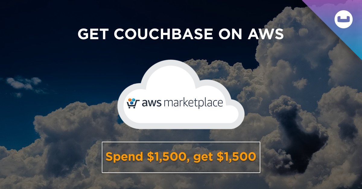 Did you know that if you purchase $1,500 or more prepaid #Couchbase #Cloud Credits via the @awscloud Marketplace now through December 31, 2020, you'll receive an #AWS Infrastructure-as-a-Service (#IaaS) credit worth $1,500? https://t.co/6N2EzTmDb3 https://t.co/xJ8N9o1T4Z