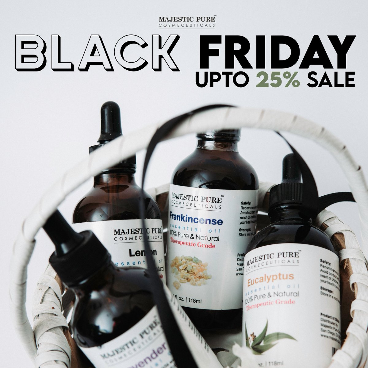 Majestic_Pure's tweet photo. IT'S BLACK FRIDAY!!! We're so excited to share our deals that will last until the end of Cyber Monday!! 
.
Get 25% off on ALL of our products! Just visit our product in the link in our bio and make sure to put in the code MPBLACK at checkout!! 

#blackfriday #blackfridaysales https://t.co/5GYyY5NSQm