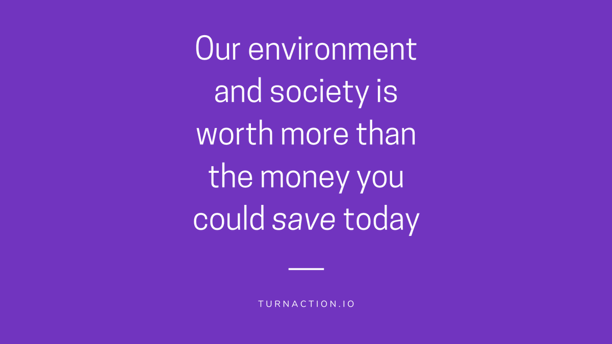 turnactionapp's tweet image. Reminder: The most sustainable purchase you will ever make.. is the one you never made. 

Our environment and society is worth more than the money you could 'save' today 

#blackfriday #holidayshopping #sustainability