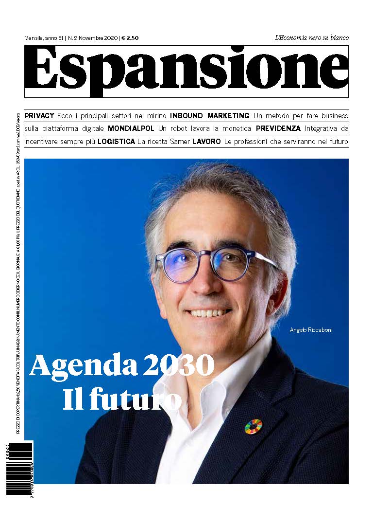 DavidTaddei's tweet photo. Il nuovo numero di @Espansione  sta arrivando nelle edicole on line, in copertina il prof. Angelo Riccaboni, ceo della Fondazione Prima, che ci racconta come cambieremo per il Covid e cosa dovremo imparare a fare.
#covid #agenda2030 #fondazioneprima https://t.co/2di1M9P6E6