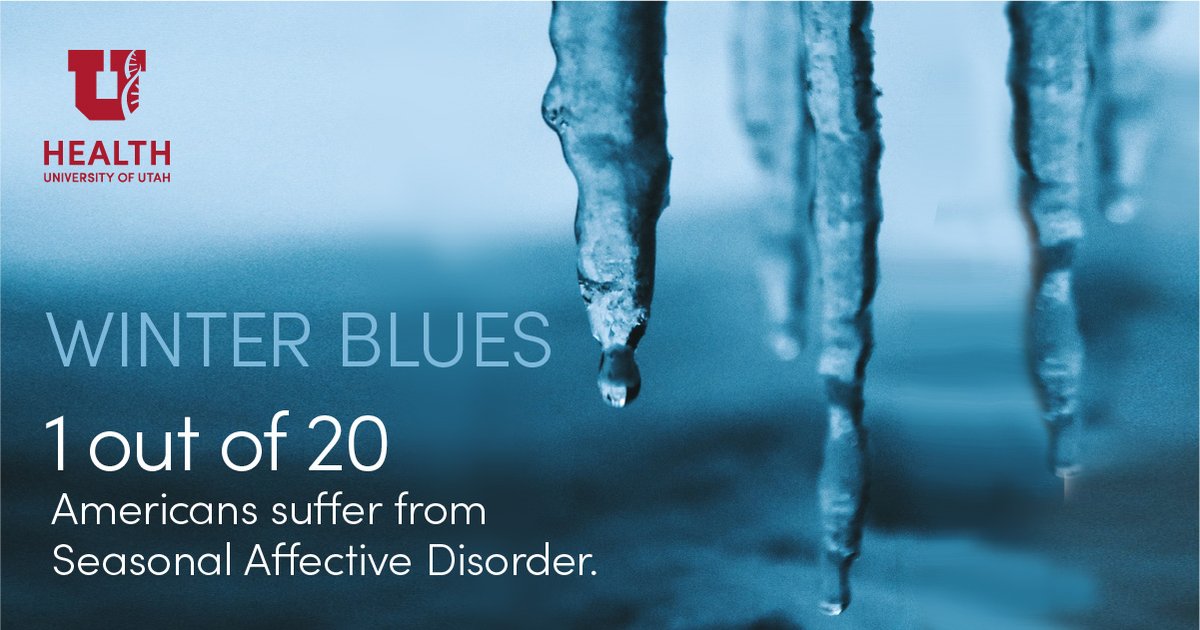 Winter is here. For some, that means snuggling by the fire. For many people, the darkness and shorter days affect moods, causing seasonal depression. Spot the symptoms and learn how to fight back here:  healthcare.utah.edu/the-scope/show…