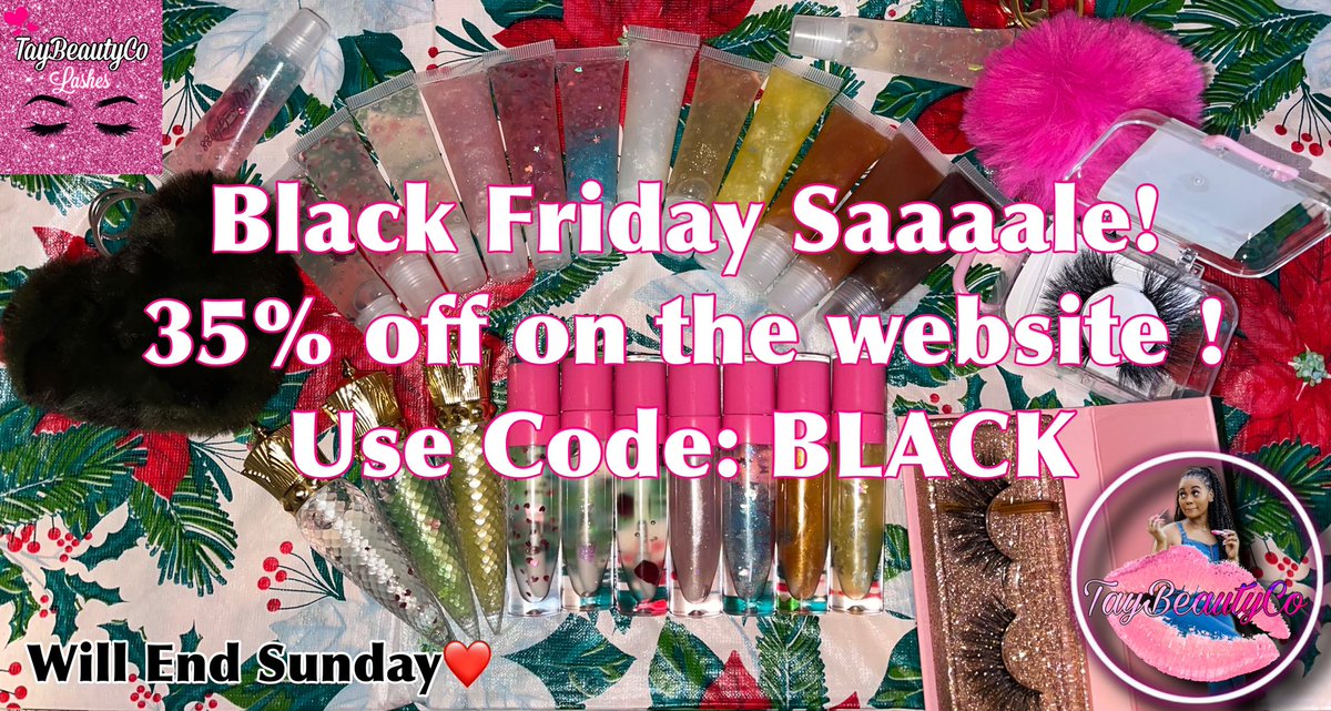 TayBeautyCo_'s tweet photo. Enjoy 35% off this Black Friday! 
Website in Bio 🥰🥰 https://t.co/O4YfDRoTMG