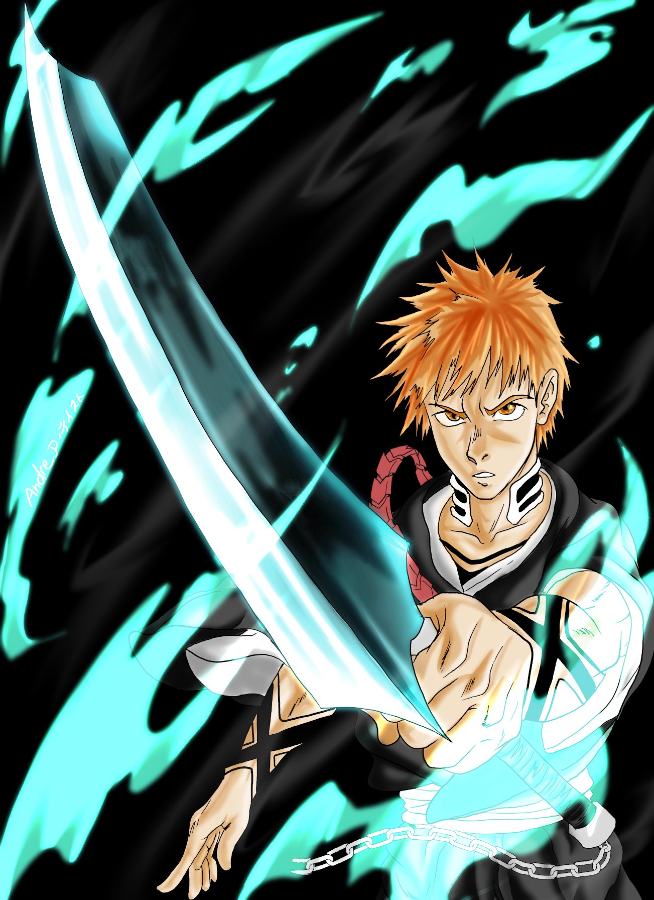 Ichigo Fullbring shikai  Bleach anime, Bleach anime ichigo