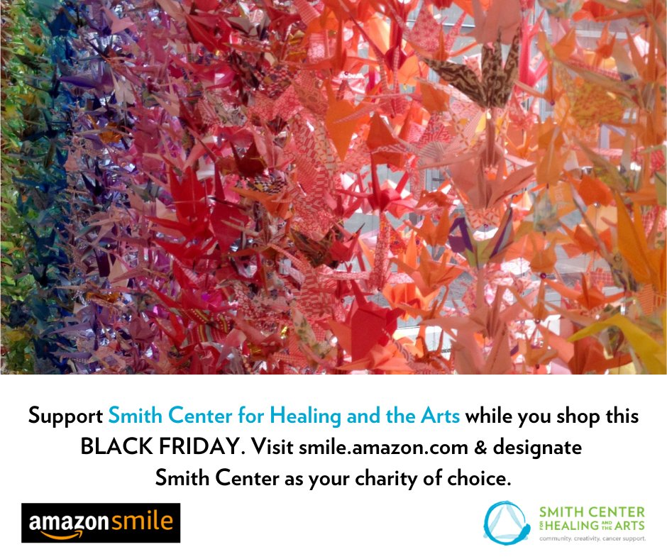 DCYACancer's tweet image. Please  support Smith Center for Healing and the Arts when you shop at smile.amazon.com this year.