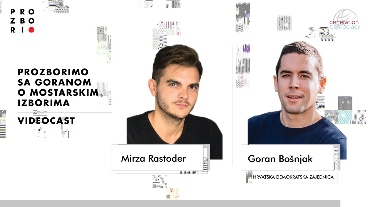 prozbori2020's tweet photo. I dok se još uvijek zbrajaju utisci na održane Lokalne izbore, pred nama su novi, izuzetno važni izbori, za mlade ljude! #MostarBira2020

Tim povodom #PROZBORIMO sa Goranom!

@IRIglobal  @IRIGenDem  #Mostar2020

Soon https://t.co/Qkze9LjicT