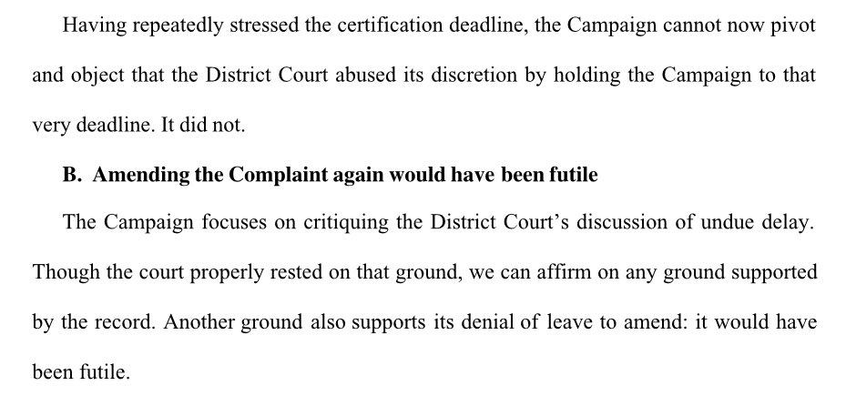 Undue delay ... and futility!