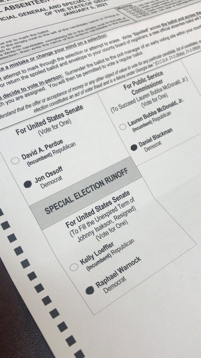 💙 🌊 Happy Friday, indeed! <a href="/ReverendWarnock/">Reverend Raphael Warnock</a> <a href="/ossoff/">Jon Ossoff</a> <a href="/BlackmanDNA/">Daniel Blackman</a> Let’s do this gentlemen! 👊🏼 <a href="/ChetPowell/">Chet Powell 🌊🍑⚖️🇺🇸</a>