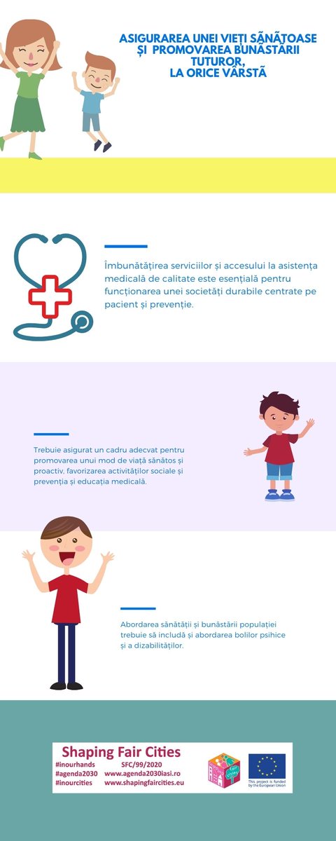 Allforoneonef12's tweet photo. ODD 3: Asigurarea unei vieți sănătoase și promovarea bunăstării tuturor, la orice vârstă https://t.co/Qq0rrfsQU5 #shapingfaircities #inourhands #agenda2030 #SDGs https://t.co/WCqVA6ck2p