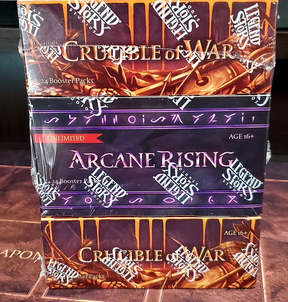 armada_dm's tweet photo. Okay, fam: what's the plan here? Crack everything??
#packfriday #fabtcg #packopening https://t.co/hXaH9bw1sF