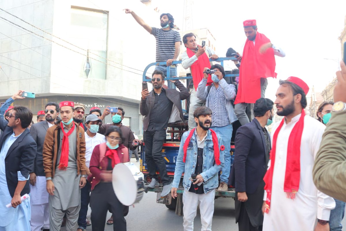 FrontStudents's tweet photo. #Karachi _ #StudentsRightsMarch
7/7
#StudentsSolidarityMarch2020
#StudentsUnionRestorationMarch
#StudentsLivesMatter
#NoToFIR
#ReleaseAmmarAliJan https://t.co/Z5uqQkLtEP