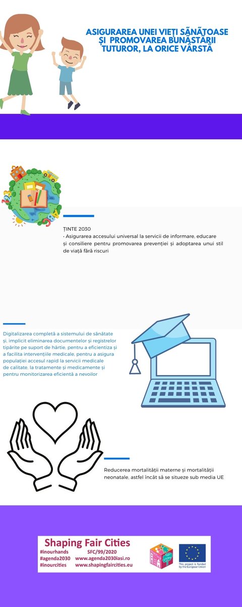 Allforoneonef12's tweet photo. ODD 3: Asigurarea unei vieți sănătoase și promovarea bunăstării tuturor, la orice vârstă https://t.co/Qq0rrfsQU5 #shapingfaircities #inourhands #agenda2030 #SDGs https://t.co/q9HtzmCOnA