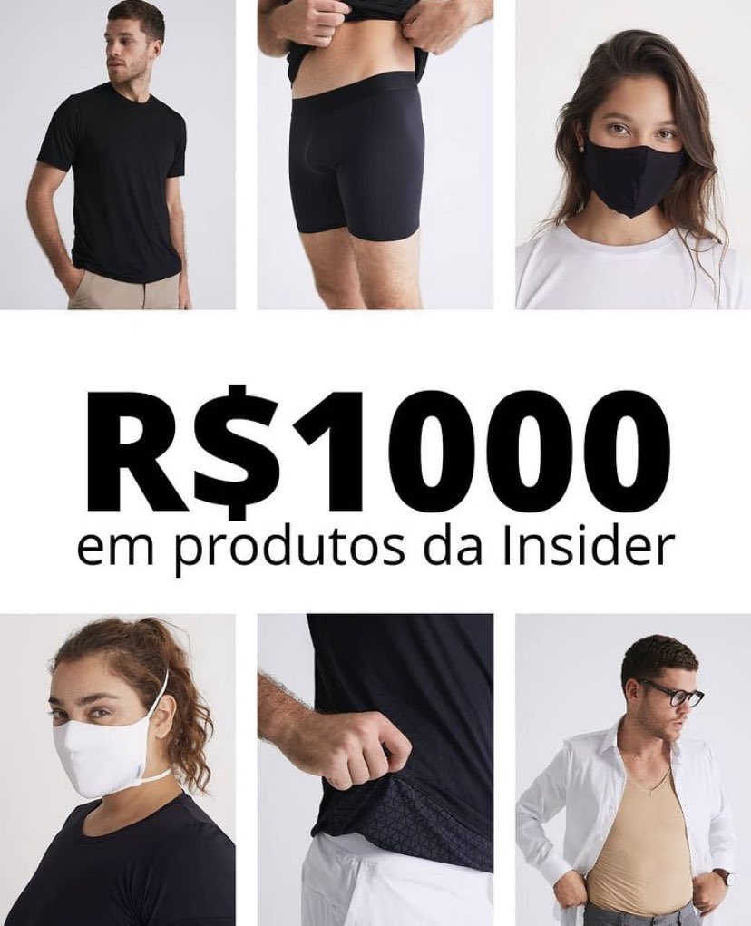 JÁ TÁ SABENDO DO NOSSO SORTEIO?! 👀

Corre para o nosso post do Instagram e veja como concorrer a R$1000 em compras na Insider: instagram.com/p/CIGfUZPhhDi/…

O resultado sai hoje às 18h ao vivo na nossa live!