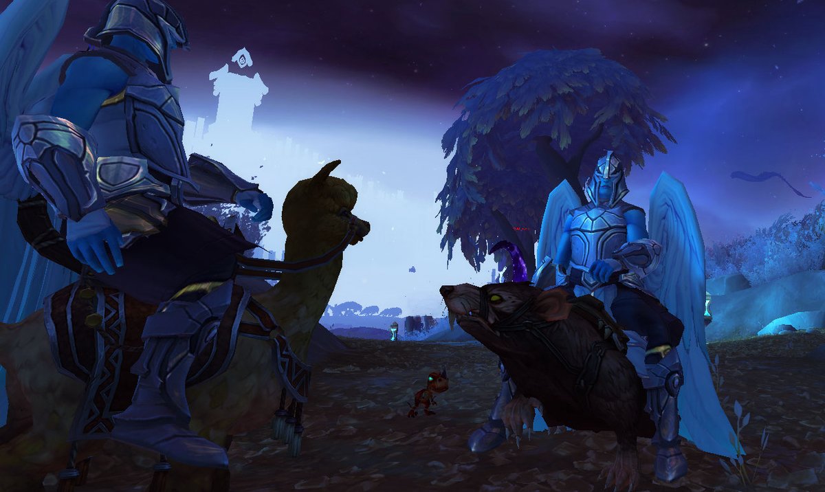 DraxleSG's tweet photo. Ah yes, the noble Kyrian and their even nobler steeds. #warcraft https://t.co/oNd780spqm