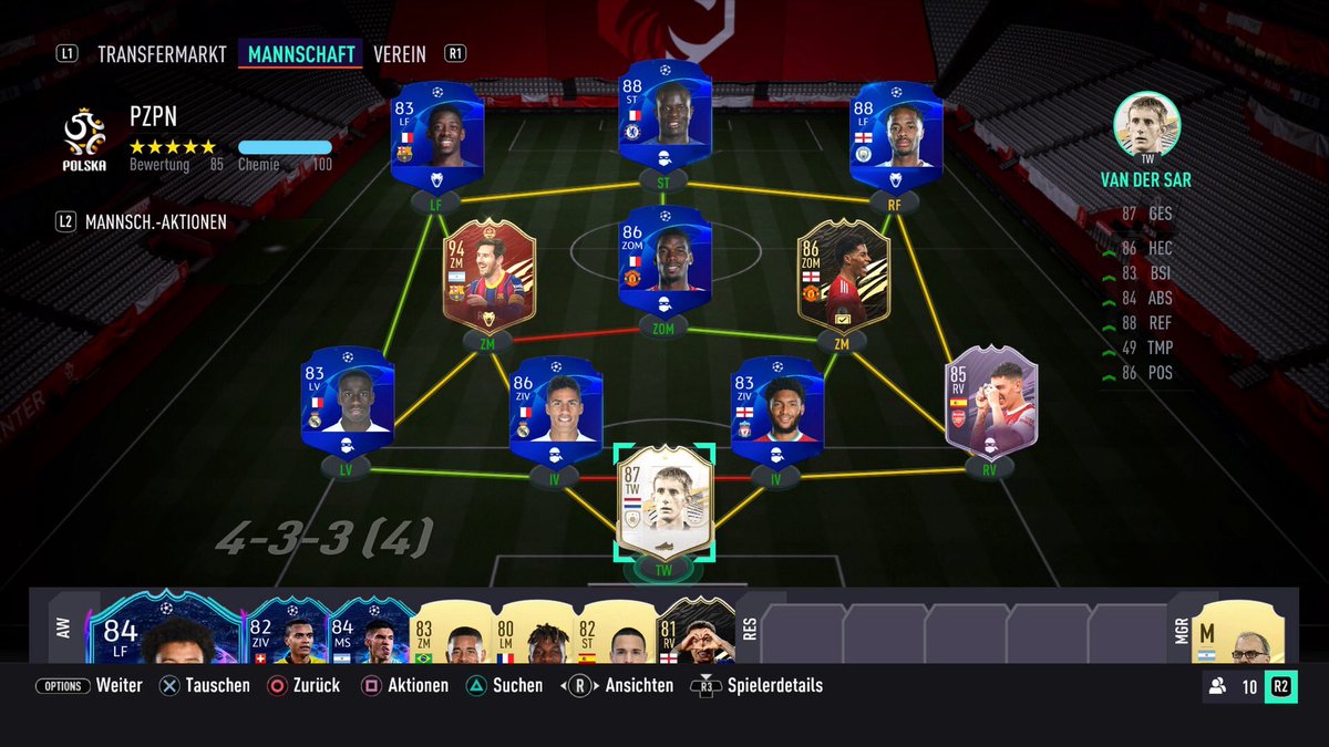 DAVIDO__17's tweet photo. #SheeshTeam @sheeshTUBE  Moin Yaya und Community. Budget knapp 500k. Alle trade bis auf Messi, Bellerin und Van der Sar. Ingame 4-2-3-1. Danke im Voraus! https://t.co/5Qeg2kmKab