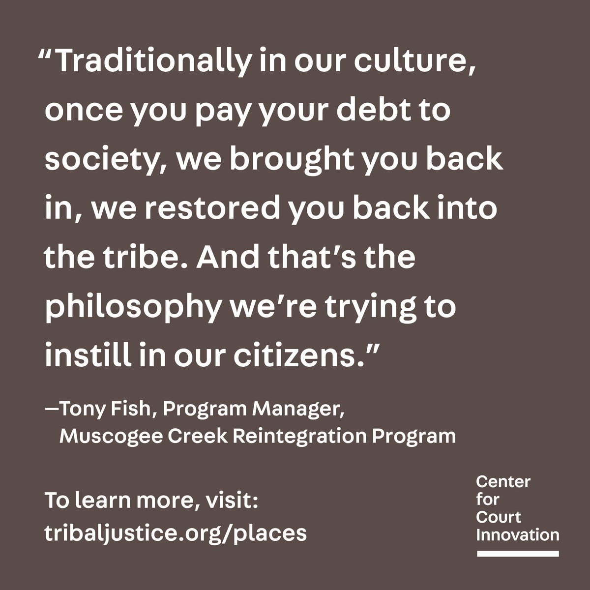 Our @TribalJustice_ team has worked with more than 60 Indigenous tribes across the country to implement innovative practices and incorporate traditional values into their justice systems. #NativeAmericanHeritageMonth